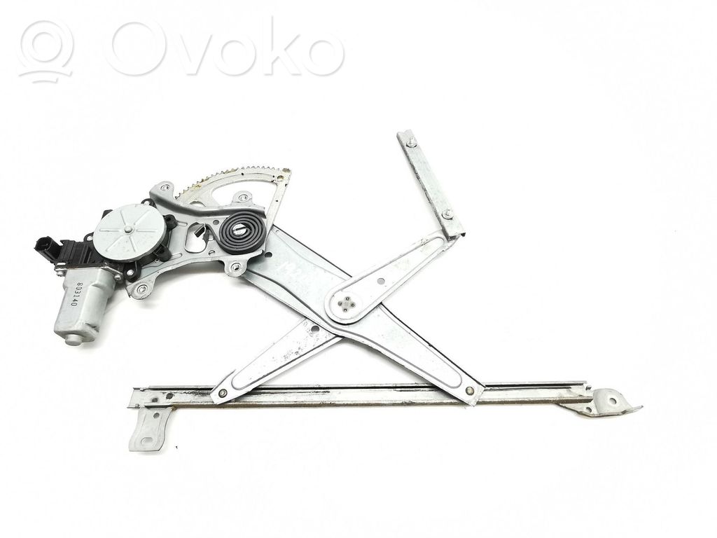 Front door manual window regulator