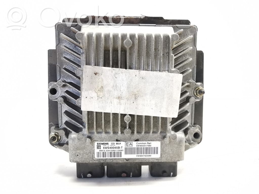 Peugeot 307 Unitate/modul de control motor 