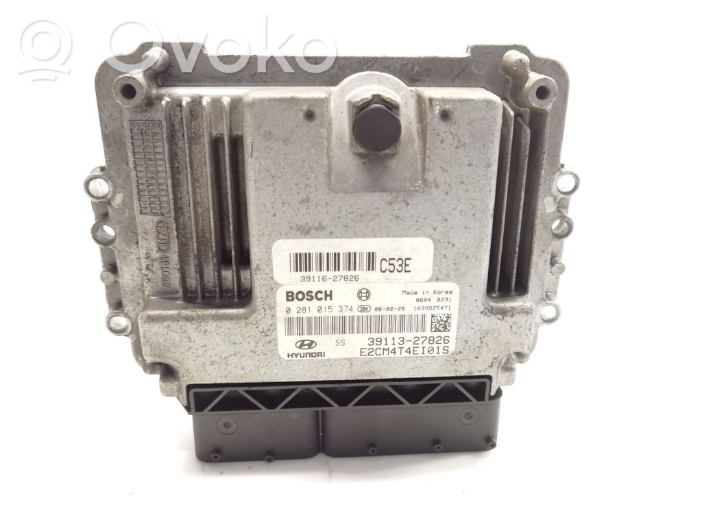 Engine control unit/module   3911327826,0281015374
