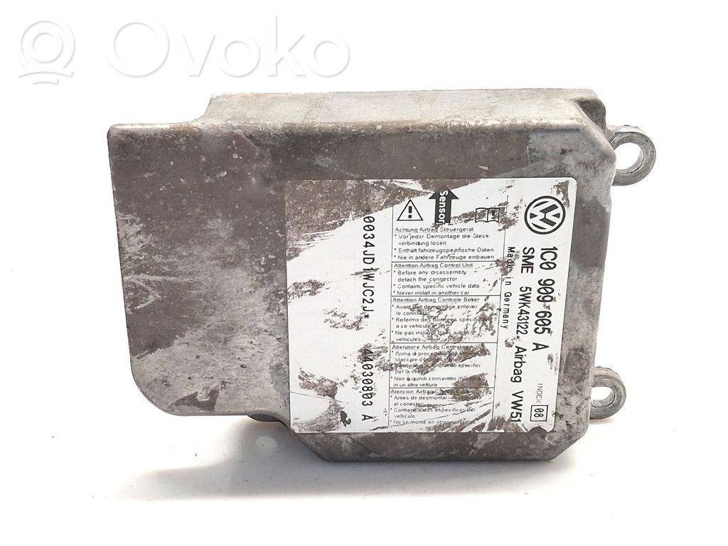Airbag control unit/module   1C0909605A,5WK43122