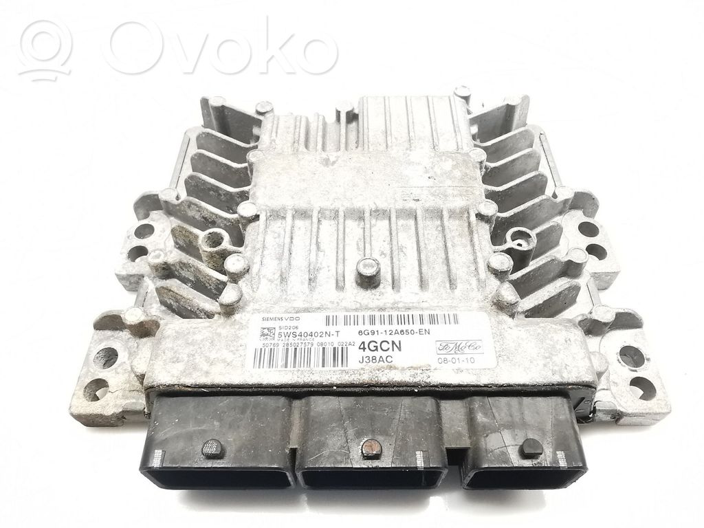 Engine control unit/module   6G9112A650EN,5WS40402NT,J38AC
