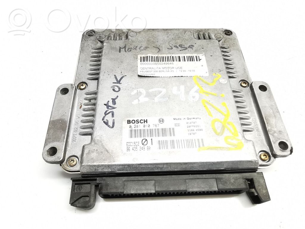 Peugeot 206 Unitate/modul de control motor 