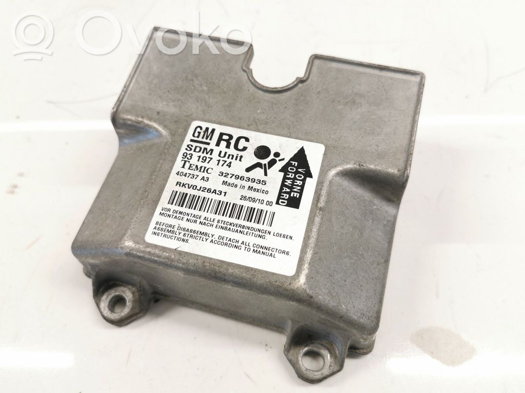 Opel Astra G Unitate/modul de comandă airbaguri