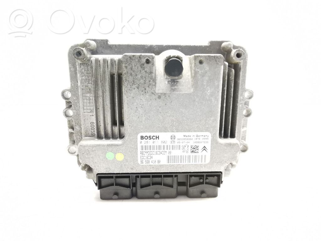 Unidad de control/módulo del motor   9656841080,EDC16C34,0281011802