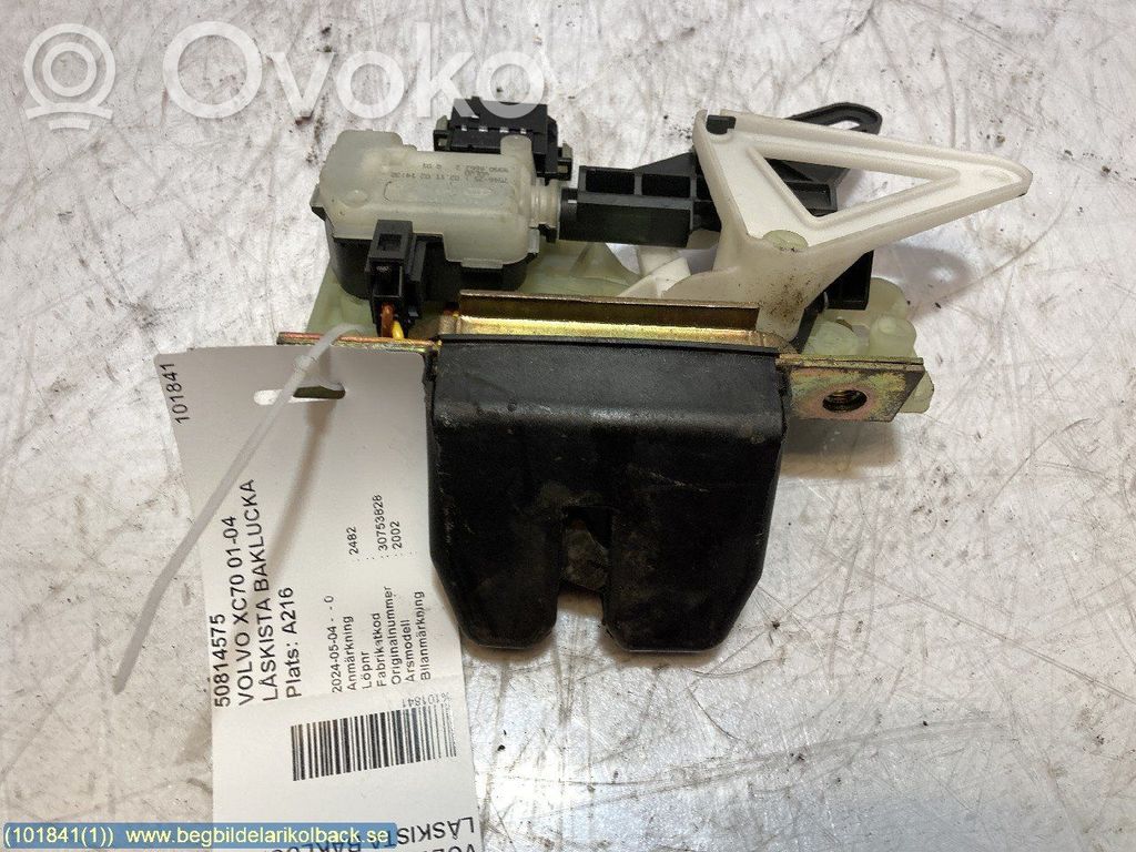 Tailgate/trunk/boot lock/catch/latch   30753828