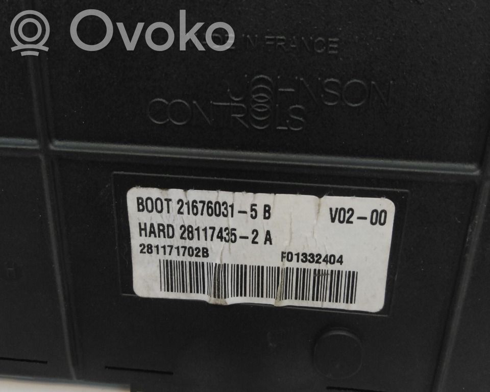 Peugeot 307 Módulo de fusible 