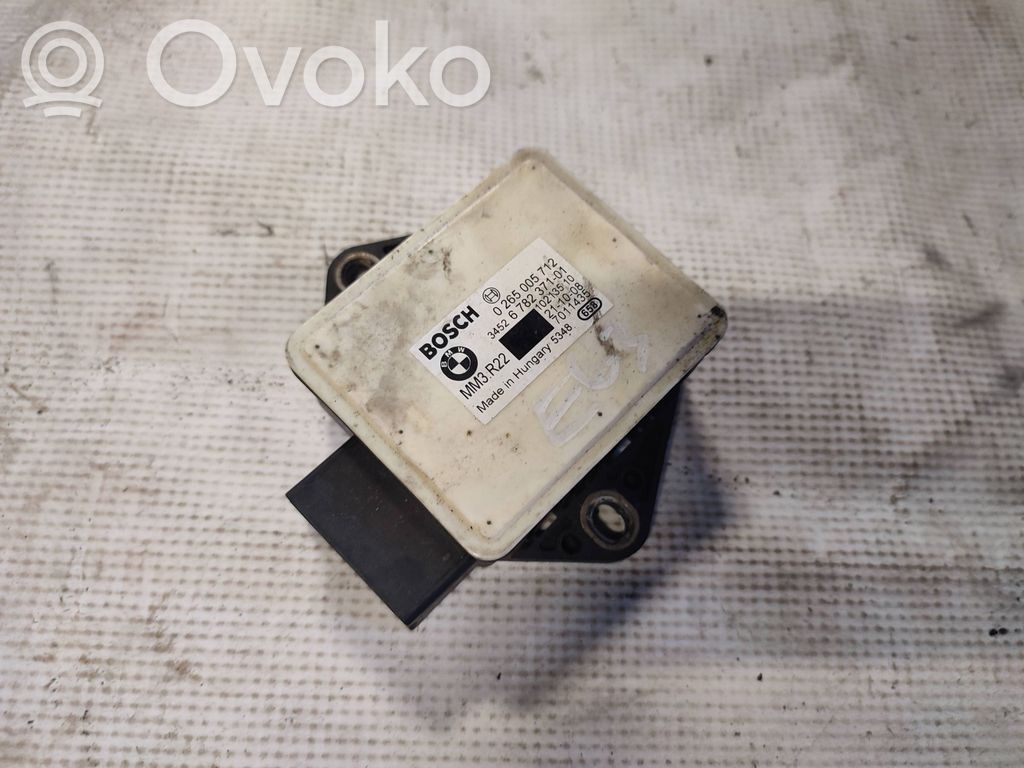BMW 6 E63 E64 ESP acceleration yaw rate sensor 