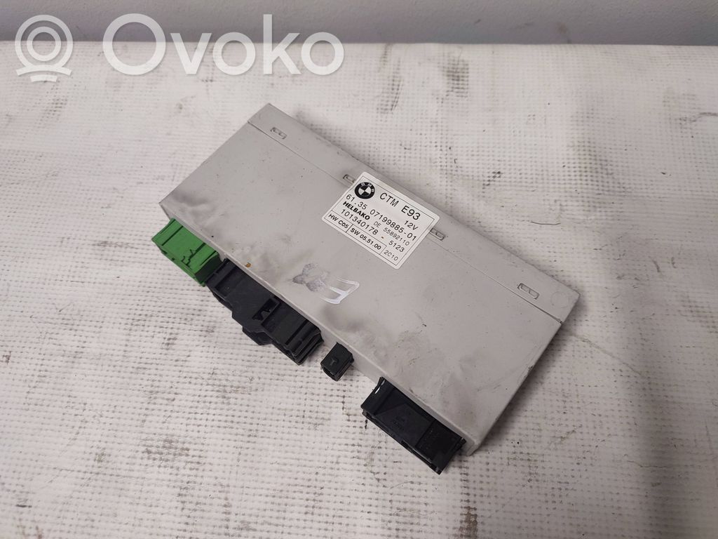 BMW 3 E92 E93 Stoglangio valdymo blokas 