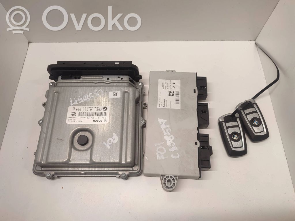 BMW 7 F01 F02 F03 F04 Komputer / Sterownik ECU i komplet kluczy 