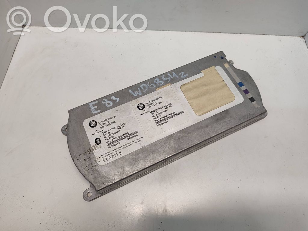 BMW X3 E83 Bluetooth control unit module 