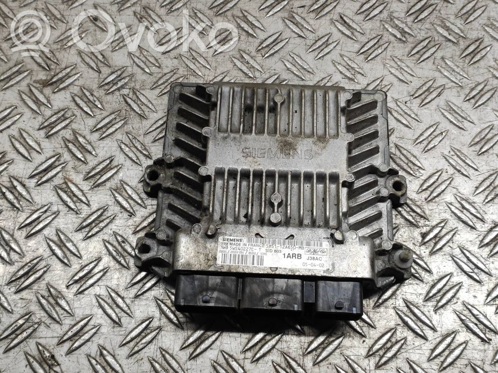 Engine control unit/module   5M5112A650MB,5WS40227CT,1ARB