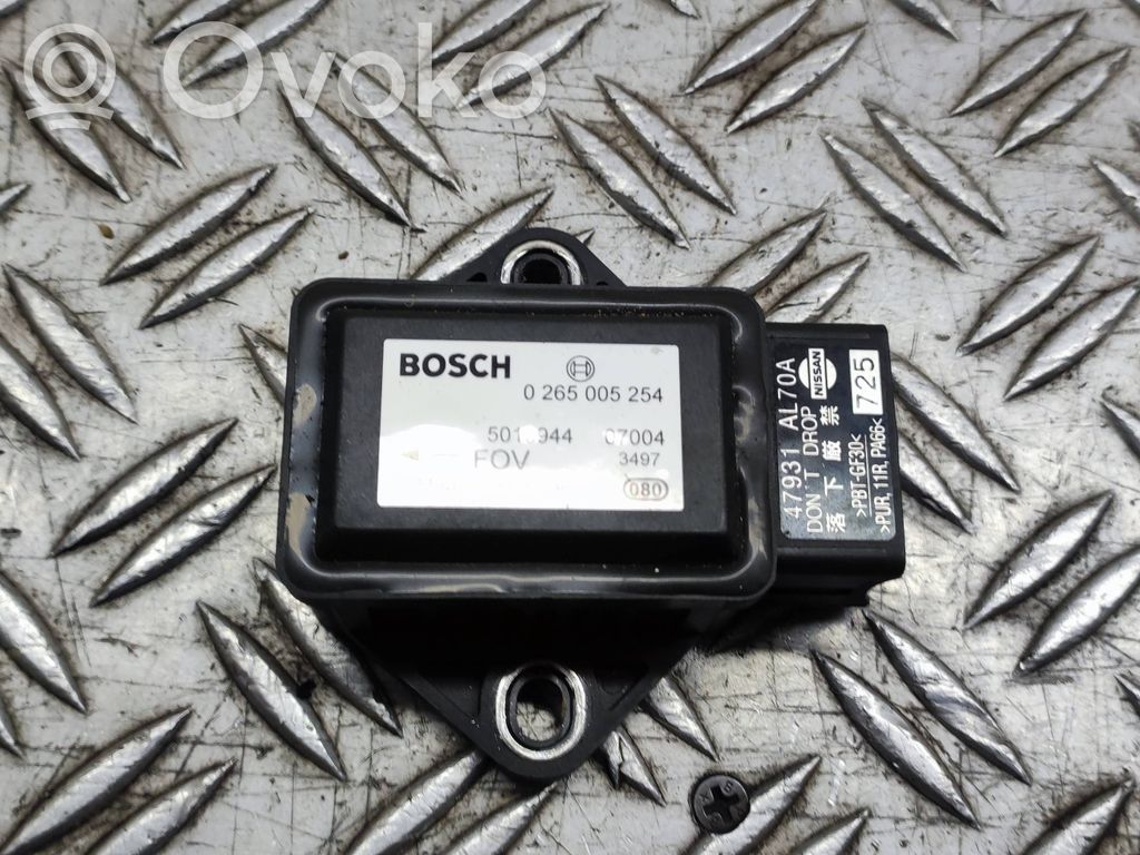 Nissan 350Z Sensor ESP de aceleración de frecuencia del intermitente 