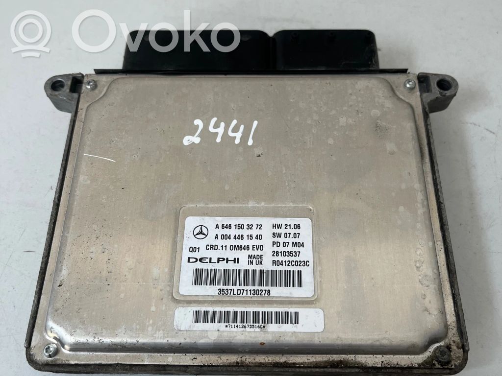 Mercedes-Benz E W211 Engine control unit/module 