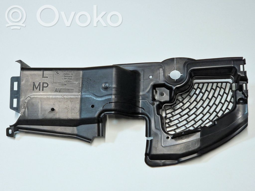 BMW 5 E60 E61 Conducto/guía del intercooler 