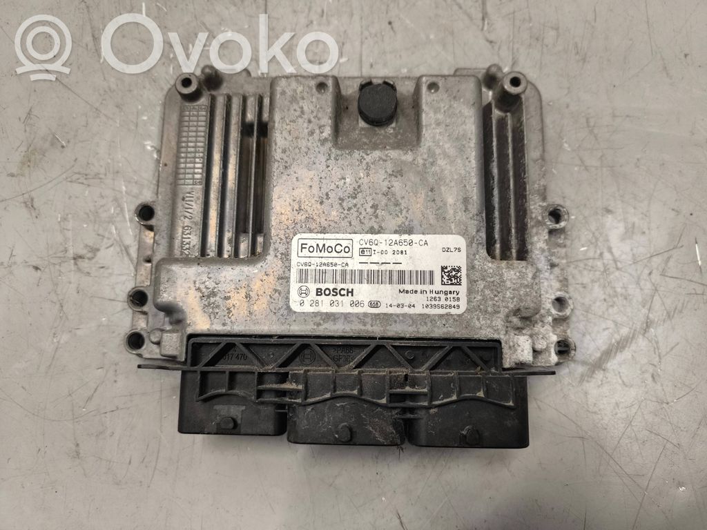 Variklio valdymo blokas   CV6Q12A650CA,0281031006