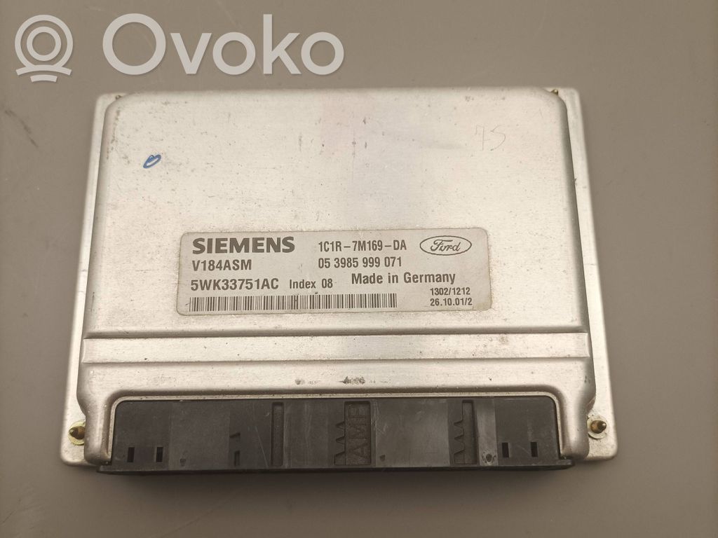 Gearbox control unit/module   1C1R7M169DA,5WK33751AC,053985999071