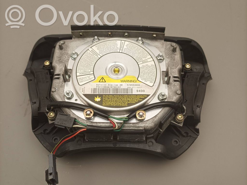 Saab 9-3 Ver1 Poduszka powietrzna Airbag kierownicy 