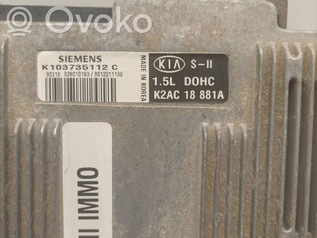 KIA Shuma Moottorin ohjainlaite/moduuli 