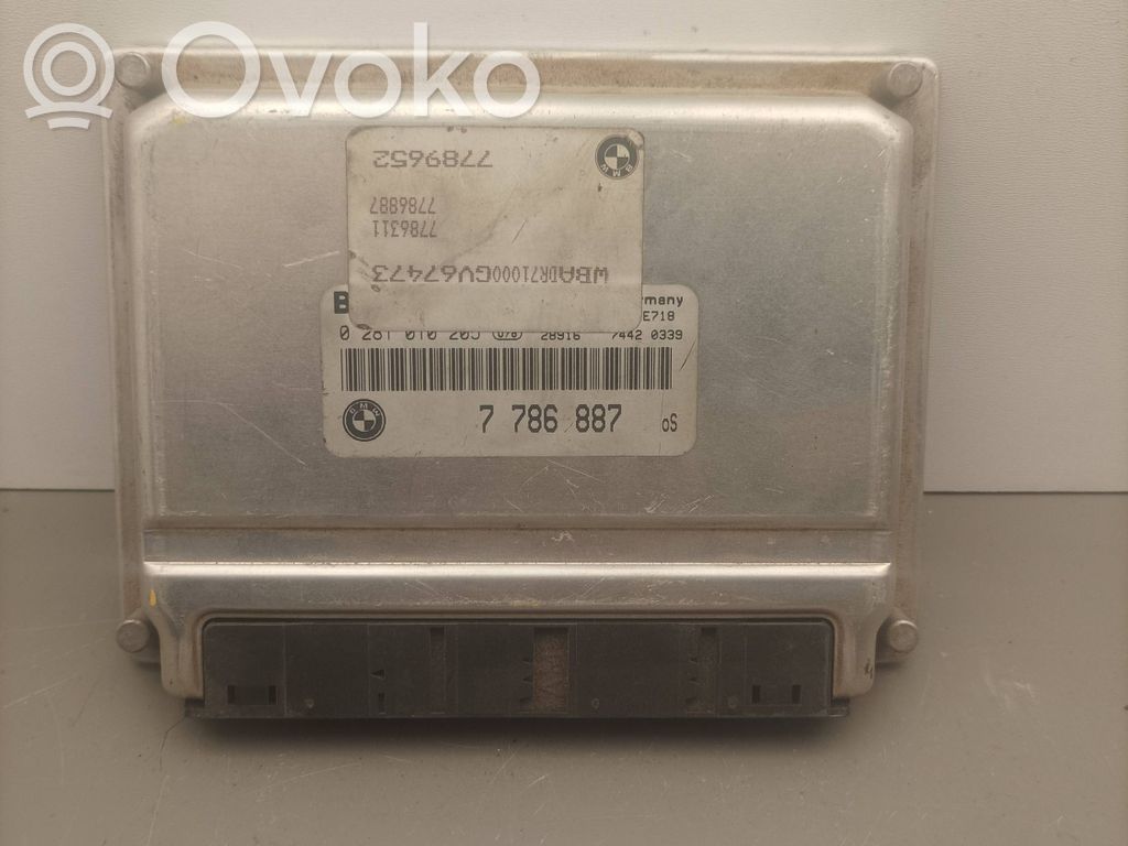 Engine control unit/module   7786887,Z9968LZ,0281010205