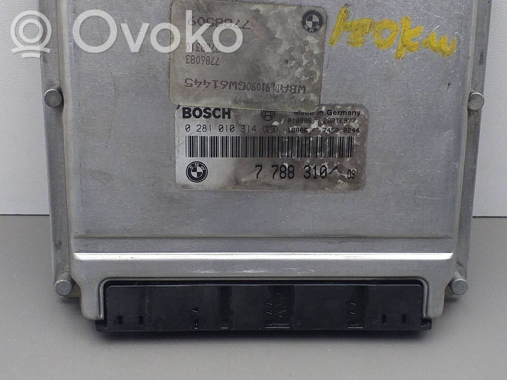 Engine control unit/module   0281010314,7788310