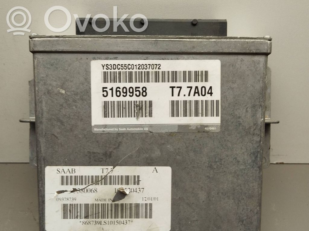 Saab 9-5 Airbag control unit/module 