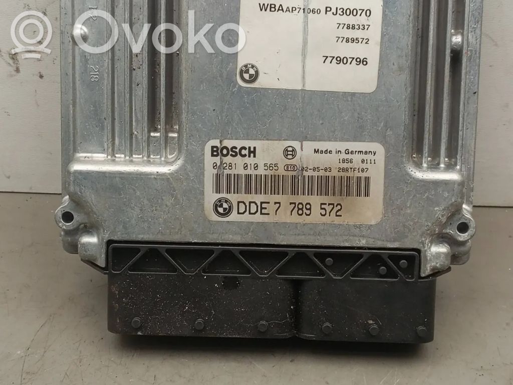 Engine control unit/module   0281010565,7790796,7789572