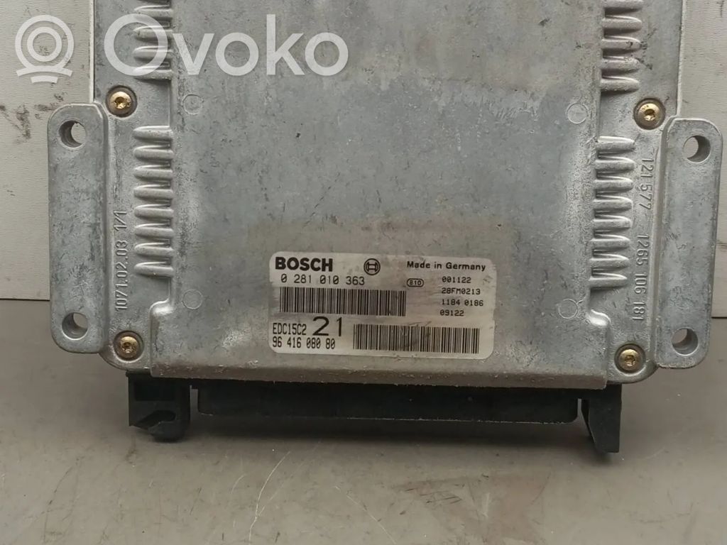 Peugeot 406 Engine control unit/module 