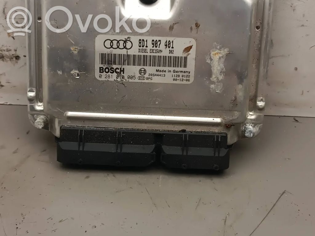 Engine control unit/module   8D1907401,0281010005