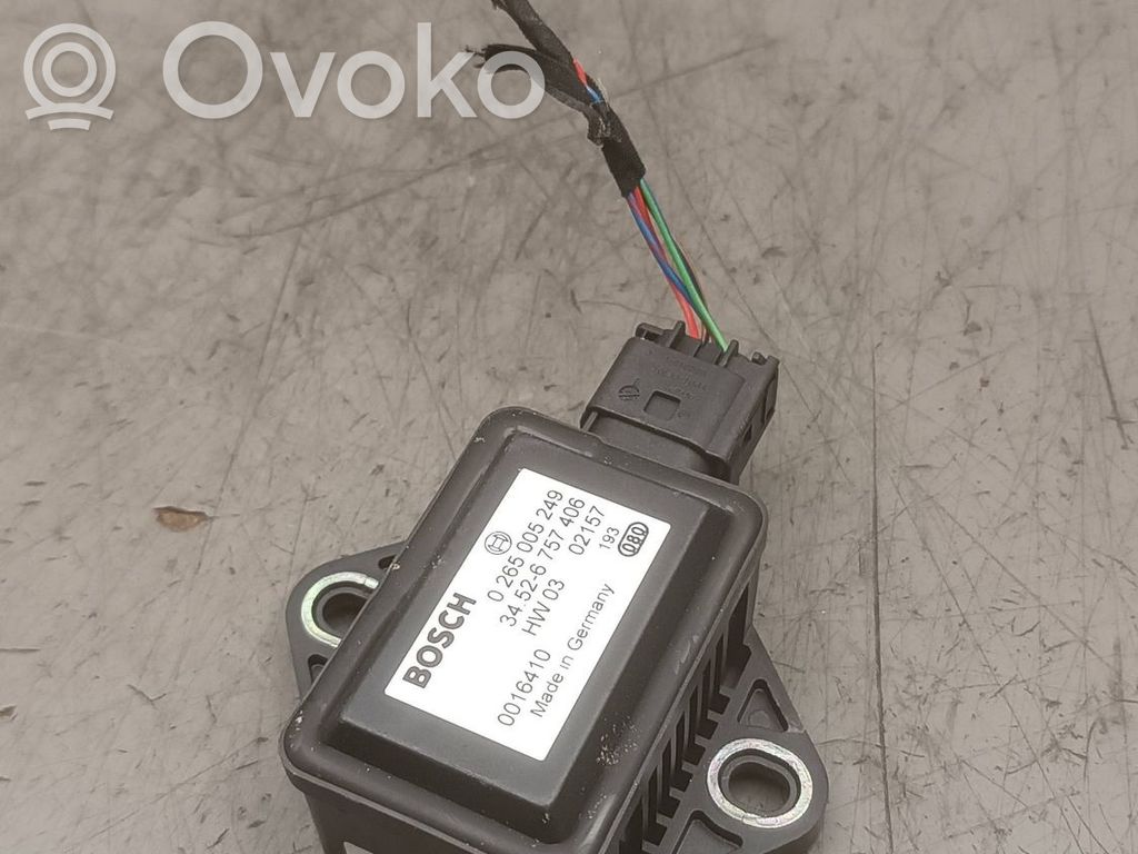 BMW 7 E65 E66 ESP acceleration yaw rate sensor 