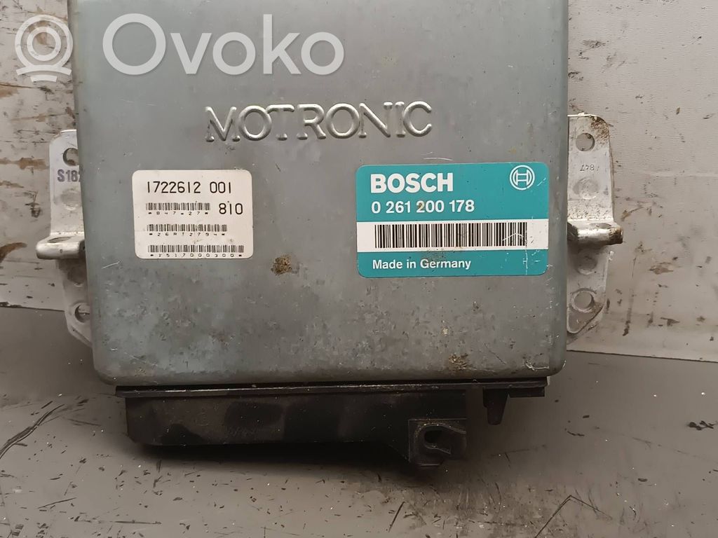 Engine control unit/module   0261200178