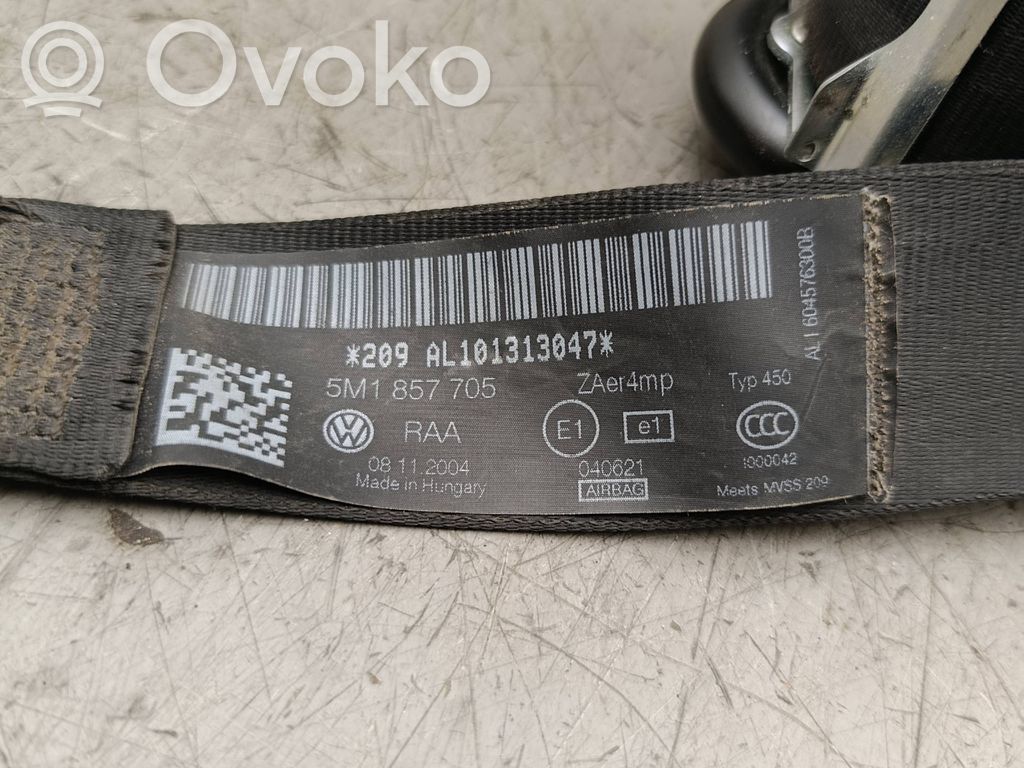 Volkswagen Golf V Cinturón delantero 