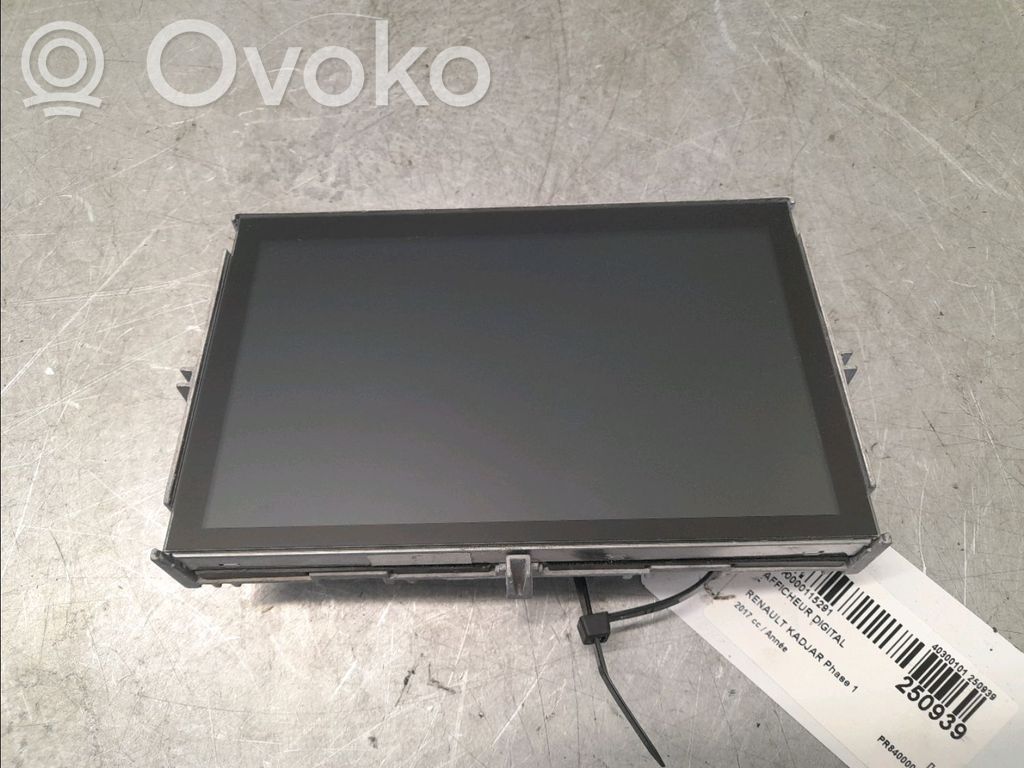 Renault Kadjar Screen/display/small screen 