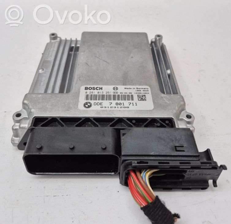 BMW 5 E60 E61 Unidad de control/módulo del motor 