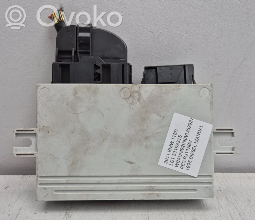 BMW 1 E82 E88 Convertible roof control unit 