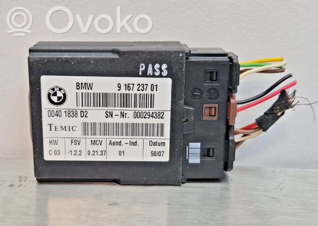 Sėdynės valdymo blokas   9167237,9167237,00401838D2,000294382,00401838,916723701