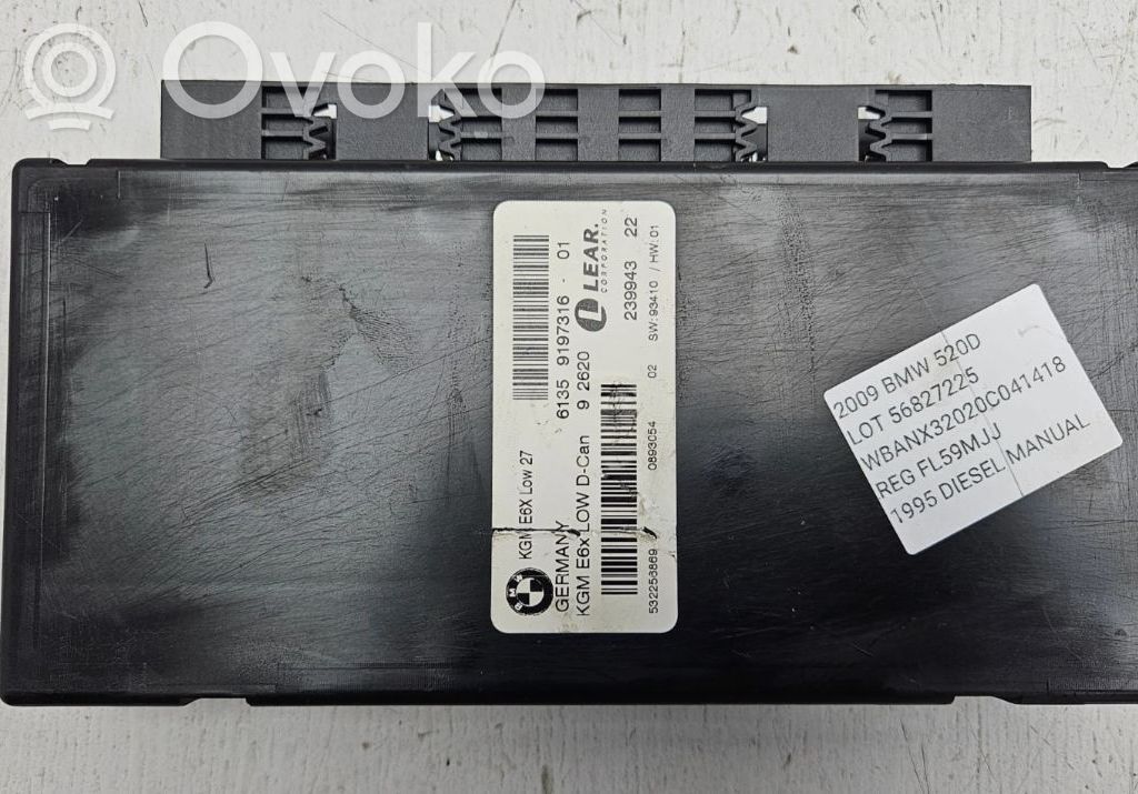 BMW 5 E60 E61 Gateway valdymo modulis 