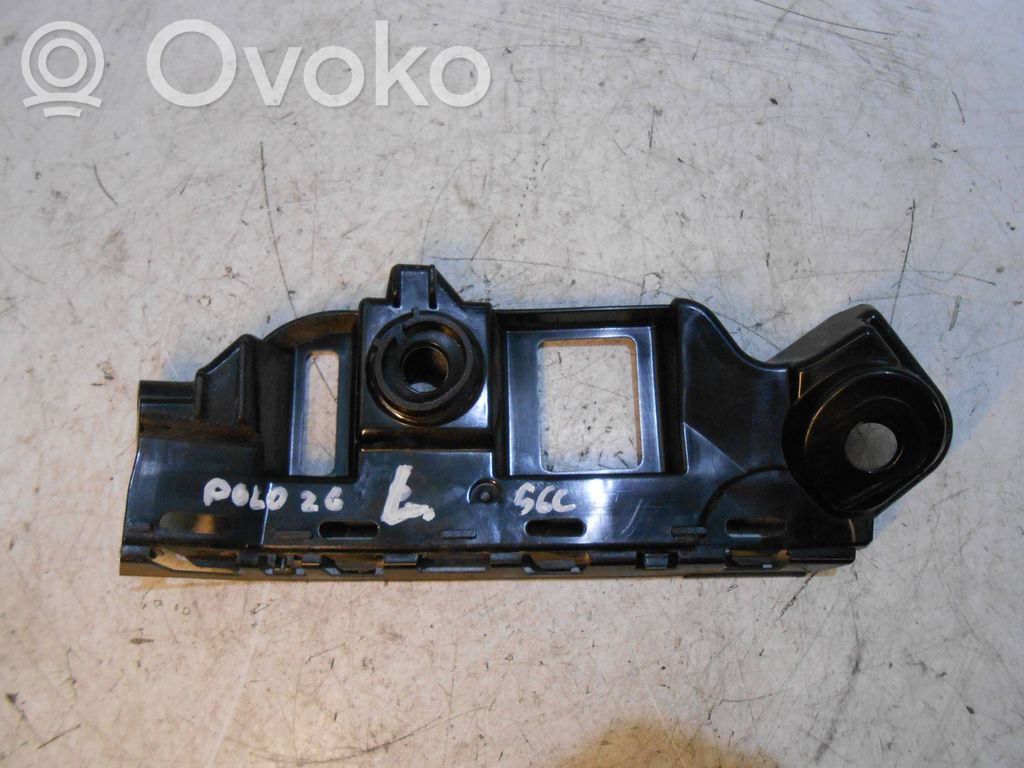 Volkswagen Polo VI Soporte de montaje del parachoques trasero 