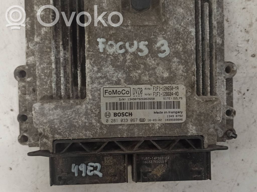 Ford Focus Engine control unit/module ECU 