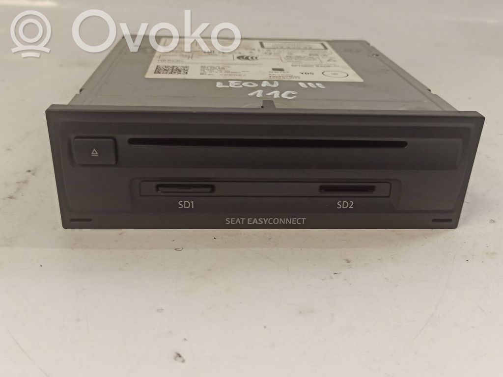 Seat Leon (5F) Navigation unit CD/DVD player 