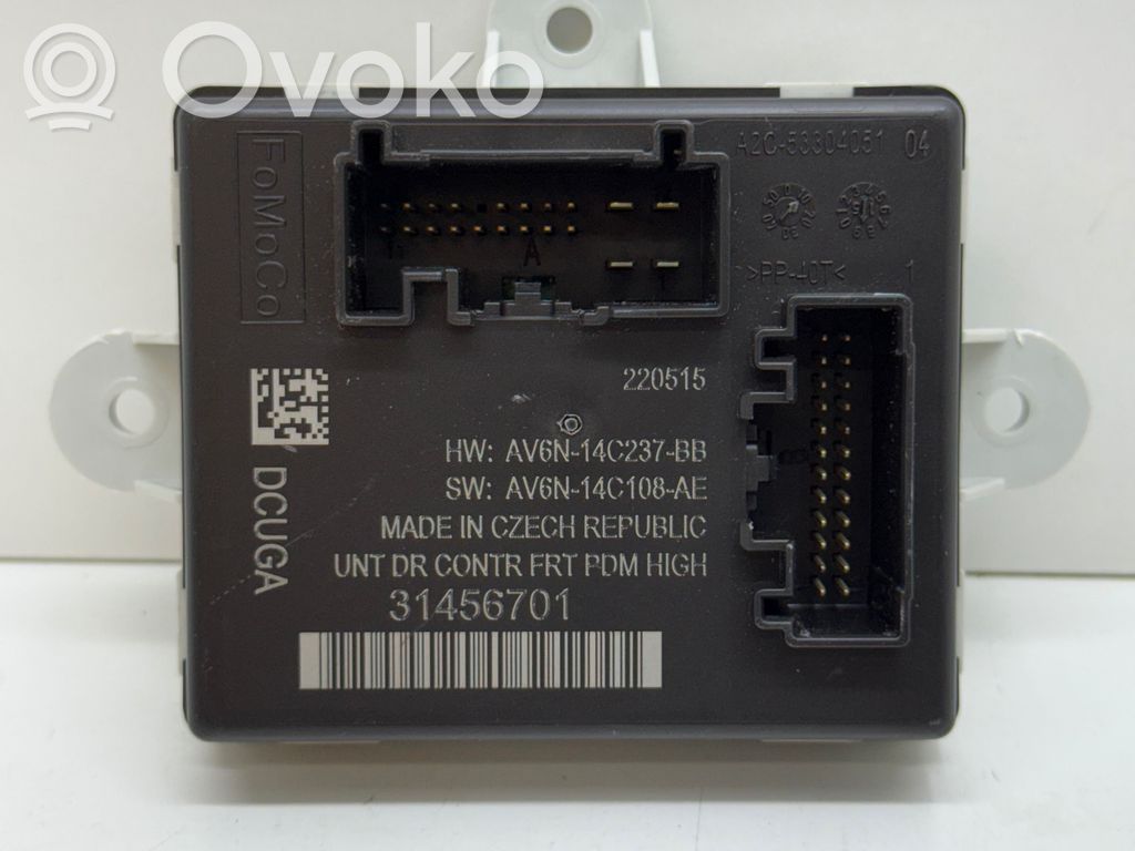 Door control unit/module   31456701,AV6N14C108AC,AV6N14C237BB