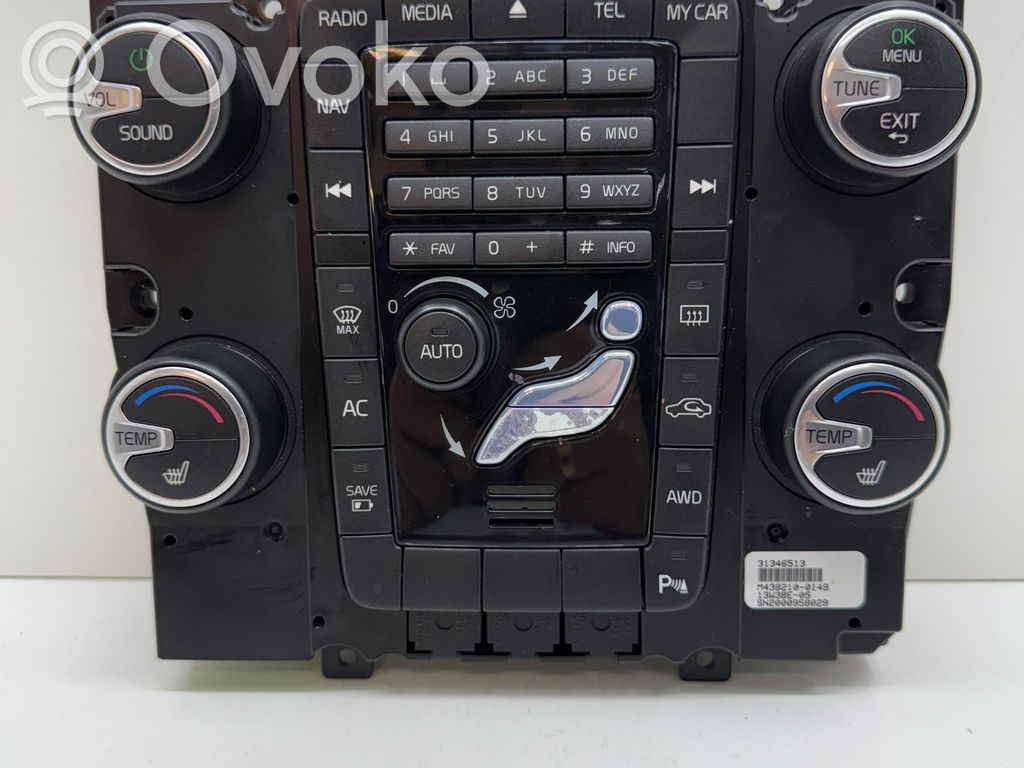 Volvo V60 Climate control unit 