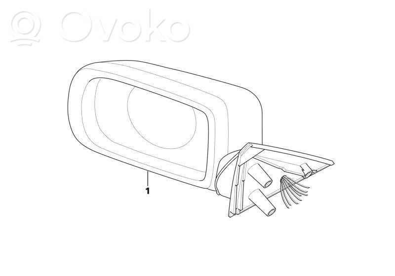 Audi A6 S6 C6 4F Front door electric wing mirror 