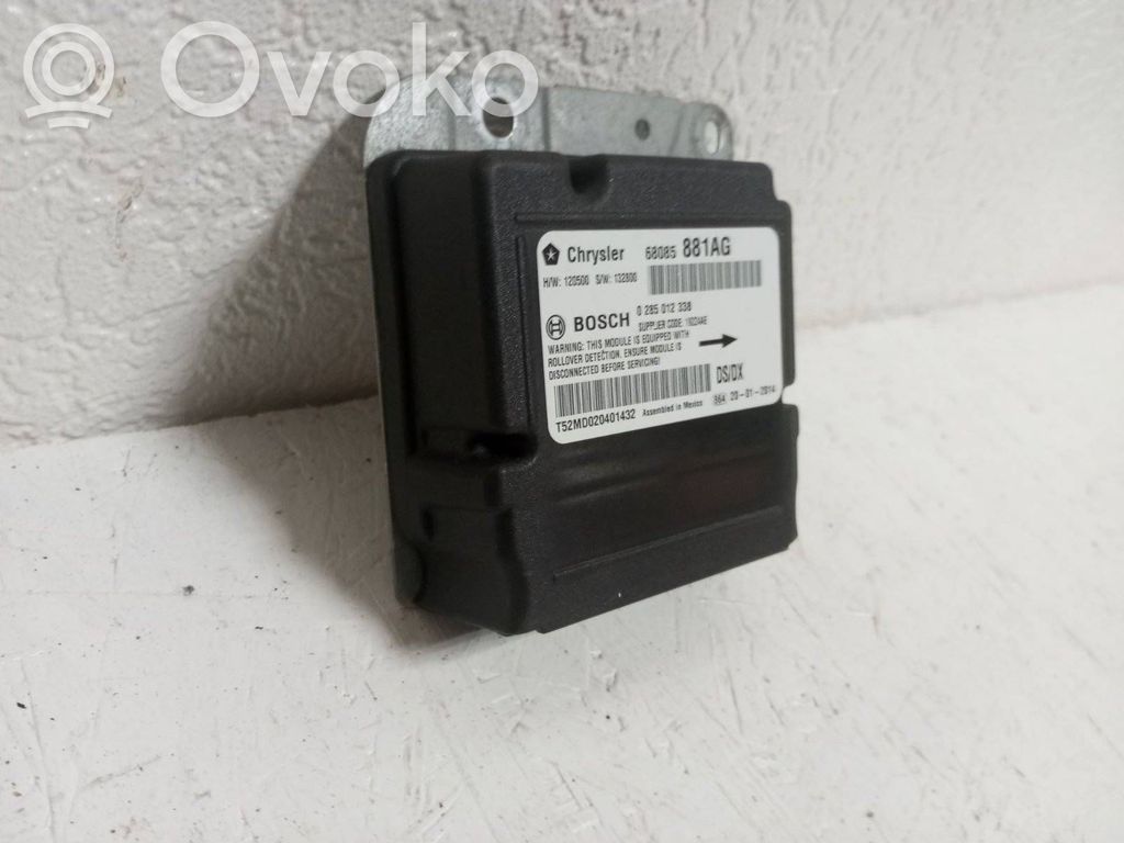 Airbag control unit/module   68085881AG,0285012338,T52MD020401432