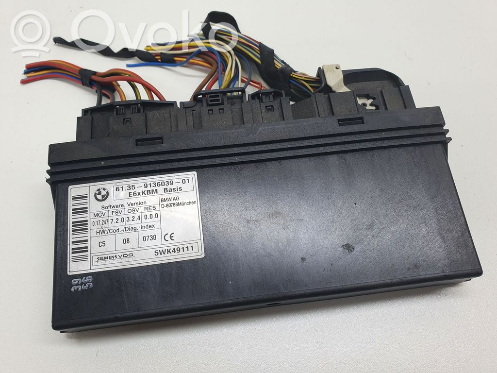 BMW 5 E60 E61 Komforta modulis 