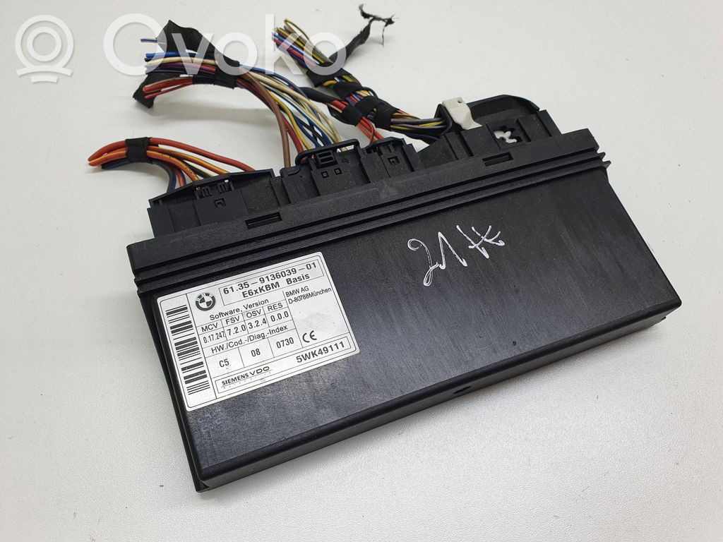 BMW 5 E60 E61 Komforto modulis 