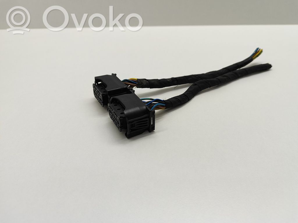 BMW 5 E60 E61 Wiązka przewodów lamp przednich 