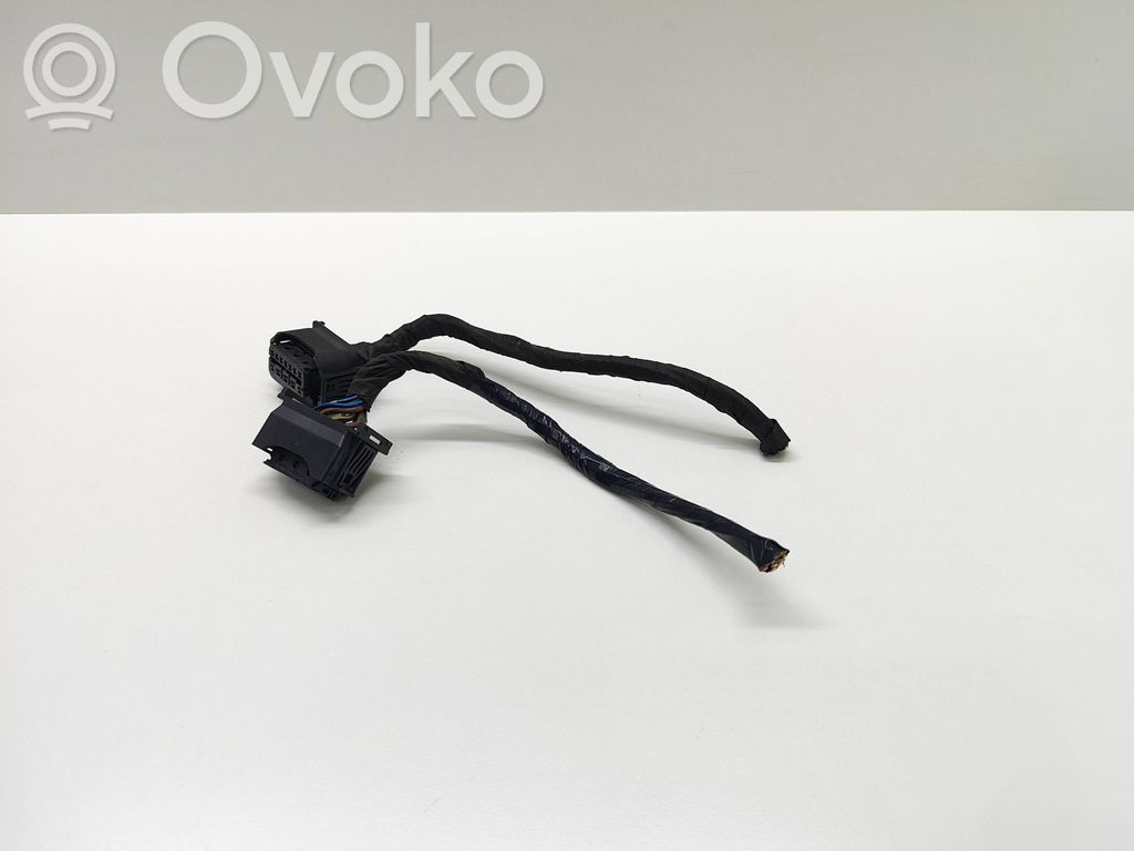 BMW 5 E60 E61 Wiązka przewodów lamp przednich 