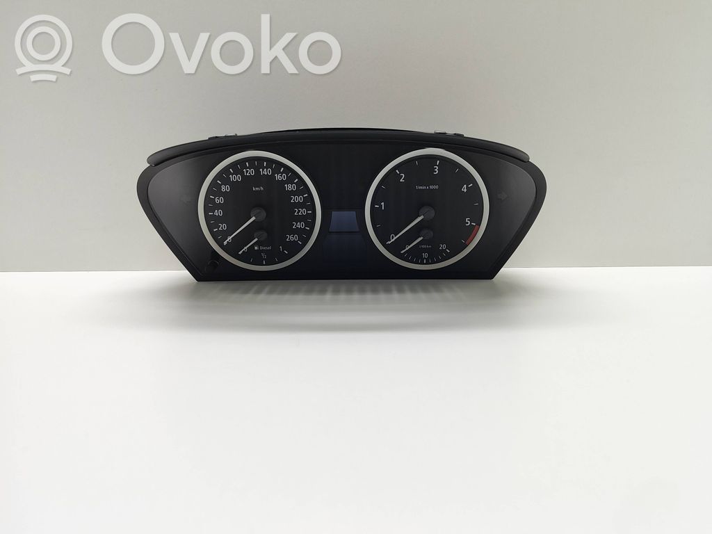 BMW 5 E60 E61 Spidometras (prietaisų skydelis) 