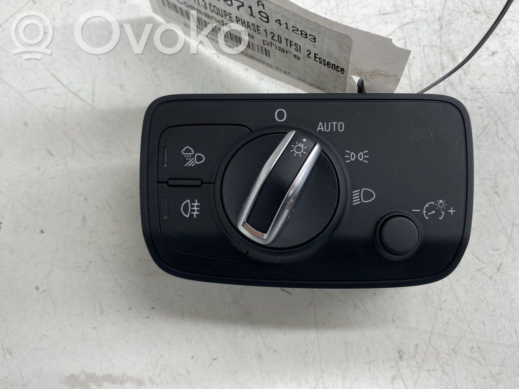 Audi TT TTS RS Mk3 8S Light switch 