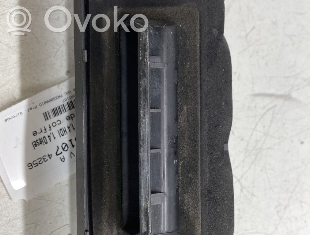 Peugeot 206+ Przełącznik / Przycisk otwierania klapy bagażnika 